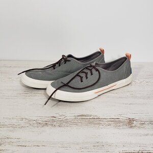 Grey Canvas  Sperry Topsider Sneakers  Women's Size 11